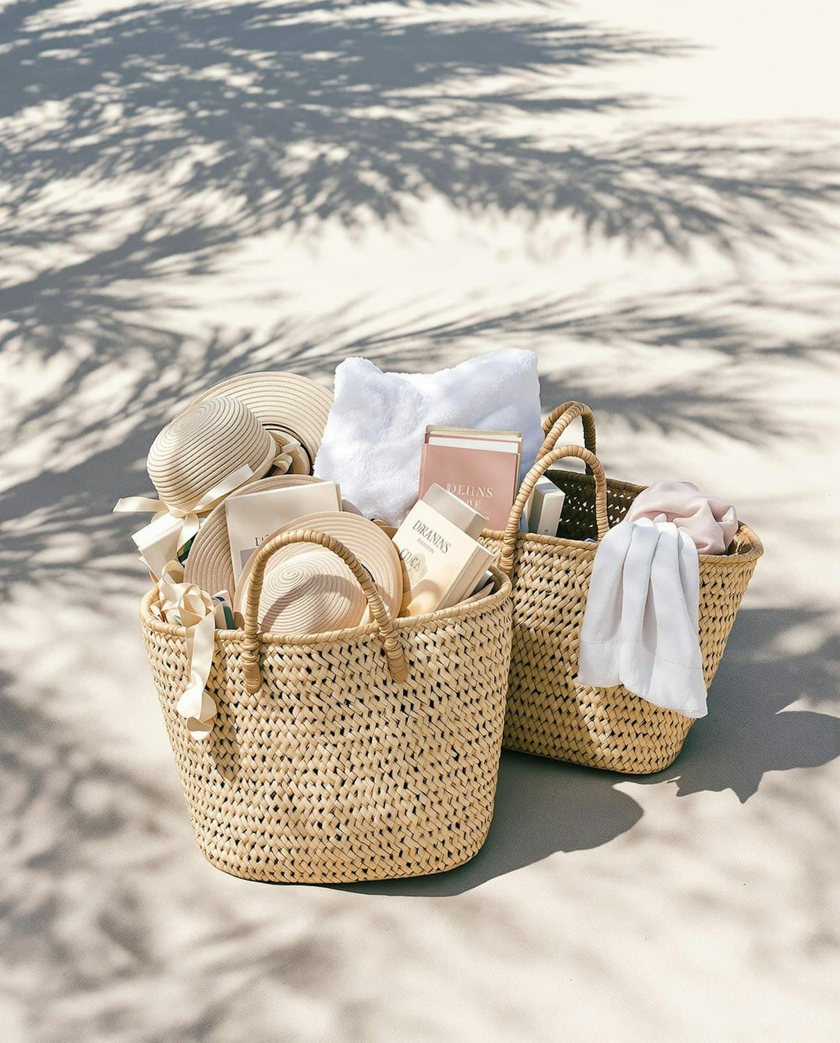 Three new starter Pokémon on a windswept cliff overlooking tropical islands and glittering ocean waves, sunlight breaking through clouds.